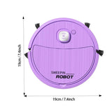 Cleaning Robot Rechargeable Mopping And Sweeping Smart Robot Vacuum Household Cleaning Supplies For Balcony Kitchen Corridor
