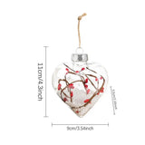 Clear Ball Pendants Decorative Transparent PET Balls For Christmas Tree Christmas Tree Pendants For Fireplace Porch Entryway