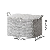 Clothes Storage Bins Blanket Storage Organizer Large Capacity Foldable Blanket Storage Bags Packing Boxes For Moving House