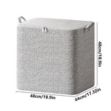Clothes Storage Bins Blanket Storage Organizer Large Capacity Foldable Blanket Storage Bags Packing Boxes For Moving House