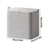 Clothes Storage Bins Blanket Storage Organizer Large Capacity Foldable Blanket Storage Bags Packing Boxes For Moving House