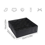 Clothing Drawer Divider Houseware Multi Compartments Organizer For Socks Underwear Scarves Home Wardrobe Lingerie Storage Box