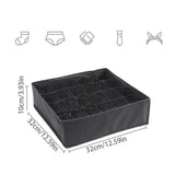 Clothing Drawer Divider Houseware Multi Compartments Organizer For Socks Underwear Scarves Home Wardrobe Lingerie Storage Box