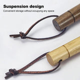 Coffee Grinder Brush Coffee Machine Cleaning Tool Wood Handle Grinder Brush With Lanyard For Barista Home