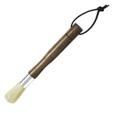 Coffee Grinder Brush Coffee Machine Cleaning Tool Wood Handle Grinder Brush With Lanyard For Barista Home