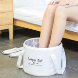 Collapsible Foot Soaking Bath Basin Large Portable Feet Spa Soak Tub Foldable Water Bucket for Travel Camping Washing