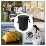 Collapsible Garden Waste Bag Collapsible Garden Bin Trash Can 37L Lawn Yard Waste Bags With Zippers Portable Utility Container