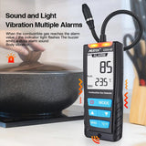 Combustible Gas Detector Gas Analyzer LPG Meter Flammable Natural Gas Leak Location Determine Meter Tester Buzzer Alarm