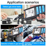 Combustible Gas Detector Gas Analyzer LPG Meter Flammable Natural Gas Leak Location Determine Meter Tester Buzzer Alarm