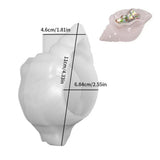 Conch Shell Silicone Mold Seashell Shape Succulent Container Mold Mirror Stereoscopic Silicone Tray Mold For DIY Flower Pot