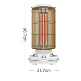 Courtyard Heaters For Europe Garden Outdoor Supplie Terrace Electric Heater Creative Household White Indoor Heater Fireplaces