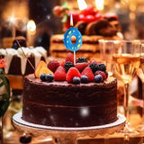 Cute Number Candles Happy Birthday Cake Candles Cartoon Dinosaur Element Colorful Birthday Candles Handmade Number Candle