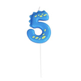 Cute Number Candles Happy Birthday Cake Candles Cartoon Dinosaur Element Colorful Birthday Candles Handmade Number Candle