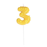 Cute Number Candles Happy Birthday Cake Candles Cartoon Dinosaur Element Colorful Birthday Candles Handmade Number Candle