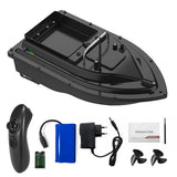 D16 Night Light Fishing Bait Boat EU Plug Wireless Remote Double Motors Fishing Feeder RC Auto Lure Fish Finder Device 400-500m