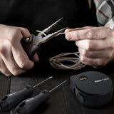 DELI 6 Pieces Household Tools Set 6" Needle Nose Plier Hand Tool Household Repair Tools Kit Woodworking Toolbox Hardware Tool