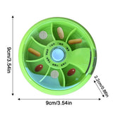 Daily Medicine Organizer Medicine Organizer Box For Travel Reusable Compact Medication Containers Pills Pocket For Supplements