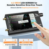 DeepVNA-101 4.3 inch Antenna Analyzer 10k-1.5GHz SWR Meter VHF UHF  Network Analyzer HW3.2 IPS LCD + Metal Case NanoVNA-F