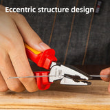 Deli Insulated Cable Cutter Withstand Voltage Of 1000V Cr-V Steel Wire Cutters 6 Inches Auto Repair Tools