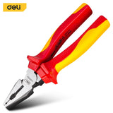 Deli Insulated Cable Cutter Withstand Voltage Of 1000V Cr-V Steel Wire Cutters 6 Inches Auto Repair Tools