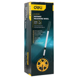 Deli Measuring Wheel Folding Portable Distance Measurement Wheel Professional Engineering Road Measuring Tool Measure Wheel Coun