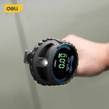 Deli Tire Pressure Meter Car Tire Pressure Watch Long Tube Tire Pressure Gauge Meter Heavy-duty Car Tire Pressure Gauge For Car