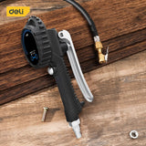 Deli Tire Pressure Meter Car Tire Pressure Watch Long Tube Tire Pressure Gauge Meter Heavy-duty Car Tire Pressure Gauge For Car