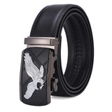 Designer Belts for Men Eagle Metal Automatic Buckle Split Leather Waist Belt for Luxury Fashion Cowhide MEN'S Belt Novelty 3.5cm