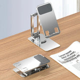 Desk Tablet Stand Foldable Metal Desktop Tablet Holder Support For iPad Pro Air Xiaomi Huawei Tab Pad Mipad Mobile Phone Mount