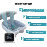 Detox Ionic Cleanse Vibrat FootBath Whirlpool Arrays Electric Mini Foot Spa Bath Massager Machines  Aqua Pressotherapy Therapy