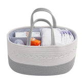 Diaper Bag Organizer Nursery Wet Wipes Container With Compartment Portable Diaper Bag With Handle Changing Table Organization