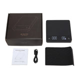 Digital Drip Coffee Scale with Timer 3kg 5kg Touch Electronic Scale Heat Insulation Pad 0.1 USB Kitchen Weight for Bake Hardware