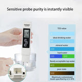 Digital Water Quality Tester TDS EC Meter Range 0-9990 Multifunctional Water Purity Temperature Meter TEMP PPM Tester