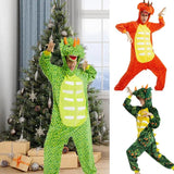 Dinosaur Adult Pajamas Adults Sleepwear Childlike Hoodied Sleepwear Cosplay Accessories For Home Leisure Festival Parade