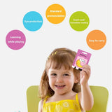 Dinosaur Shape Children's Early Education Card Machine Puzzle Enlightenment Pure English Learning Car