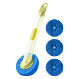 Dish Cleaning Brush Kitchen Dish Brush With Detergent Dispenser Suspension Design Dish Soap Refill Dishwashing Brush