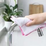 Dish Cloths For Washing Dishes 5-layer Dish Towels For Washing Dishes 30x30cm Household Cleaning Cloth For Wiping And Washing