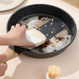 Dish Scrub Brush Dish Washing Scrubber With 3 Heads Cleaning Supplies With Soft Bristles For Pots Pans Corners Bottles Dishes