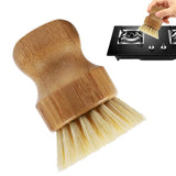 Dish Scrubber Brush Natural Scrub Brush For Household Cleaning Ergonomic Bamboo Dish Brush Pans And Vegetables Kitchen Brushes