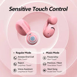 Disney C19 Wireless Headphones Ear Clip Earphone Bluetooth 5.3 HiFi Sound Sport Headset Noise Reduction Waterproof Earbuds 2023