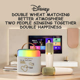 Disney K1 Mini Wireless Microphone Speaker Set Compact Portable Outdoor Phone Audio TV Singing Bluetooth Loudspeaker Box