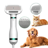 Dog Hair Dryer Pet Dryer Portable 2 in 1 Pet Grooming Hair Dryer And Comb Brush For Small and Medium Dogs and Cats new