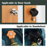 Doorknob Lock Compact Housing Locks For Round Doorknobs Door Hardware For Living Room Storage Room Checkroom Bedroom Utility