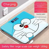 Doraemon Weight Electronic Scale Household Accurate Rechargeable Slimming Apparatus Adult Student Cute Cartoon Body Scale