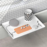 Dorm Bedside Table Clamp On Shelf Bedside Tray Bedside Storage Tray Clip On Nightstand Organizer Nightstand Shelf Loft Bed