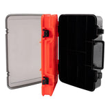 Double Layer Fishing Lure Boxes Bait Storage Box Fishing Tackle Box Plastic Waterproof Fly Fishing Tool Box Orange