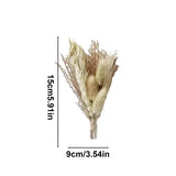 Dry Flower Decor Dried Mini Flowers Decor Reusable Natural Reed Grass Decor Bouquet Boho Wedding Decorations For Birthday Cake
