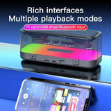Dual Wireless Dynamic Microphones Speaker Home KTV Outdoor Party Portable Handheld Karaoke Wireless Microphone with Speaker