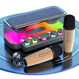 Dual Wireless Dynamic Microphones Speaker Home KTV Outdoor Party Portable Handheld Karaoke Wireless Microphone with Speaker