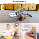 E27 WiFi Bulb Camera 1080P Baby Pet Monitor Indoor Full Color Night Auto Tracking Video Surveillance Security Cameras Floodlight